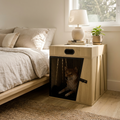 Bae S Pet Crate Oak lifestyle