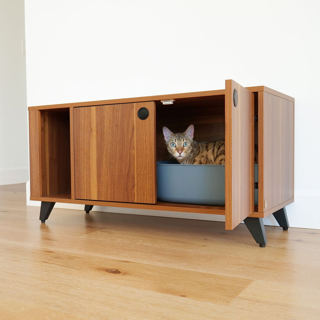 Shae Litter Cabinet Walnut 商品写真