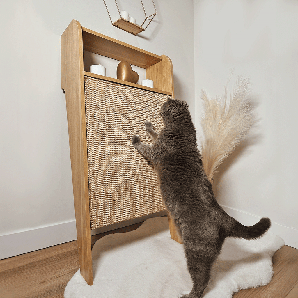 Wesley Oak 猫が爪とぎをする使用イメージ